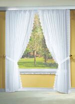 Raffgardinen-Garnitur mit Faltenband 