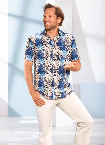 Flott dessiniertes "Milano Italy"-Hemd 