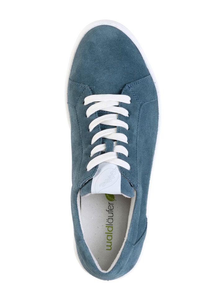 Waldl&auml;ufer Sneaker aus bestem Veloursleder JEANS