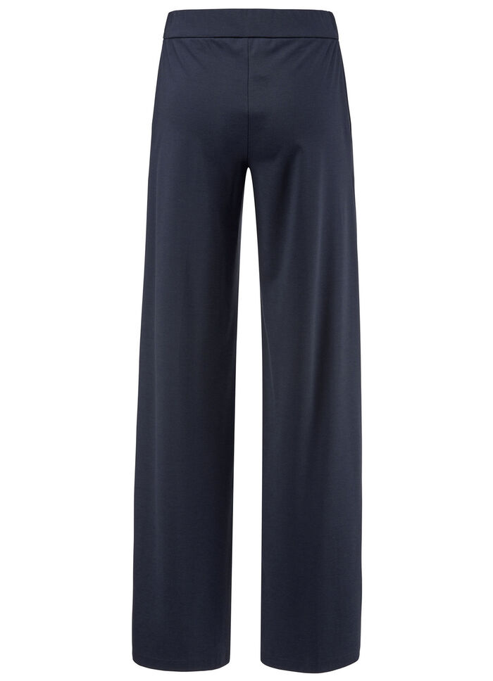 Hose mit streckenden Biesen MARINE
