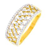 Damenring mit 74 Diamanten 