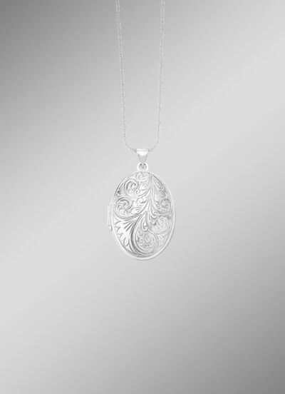 Elegantes Medaillon aus Silber 925/- fein 