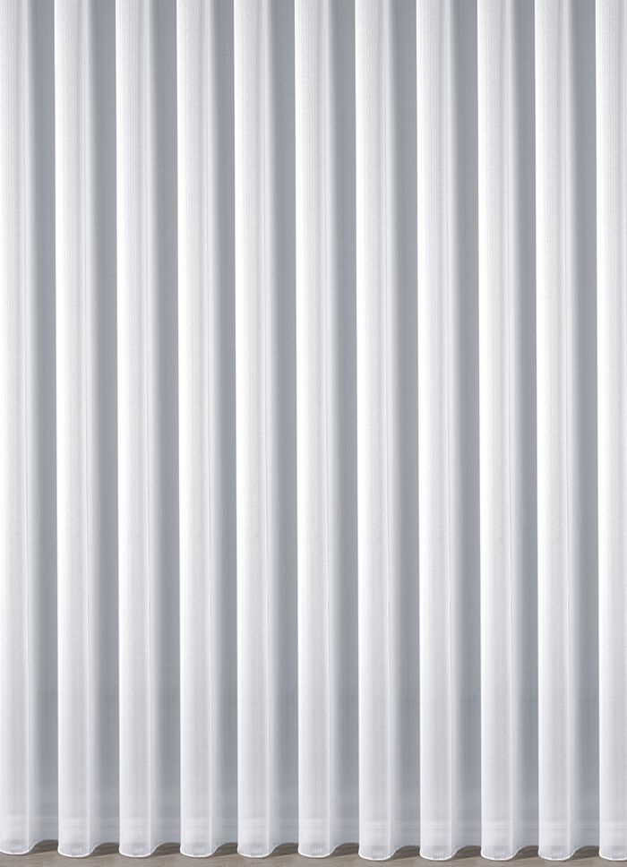 Store mit Faltenband 1:2,5 und Bleibandabschluss. 