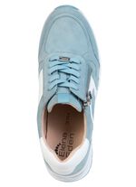 ELENA EDEN, sytlische Damen-Sneaker, Weite H, mit herausnehmbarem Fu&szlig;bett BLAU-WEISS