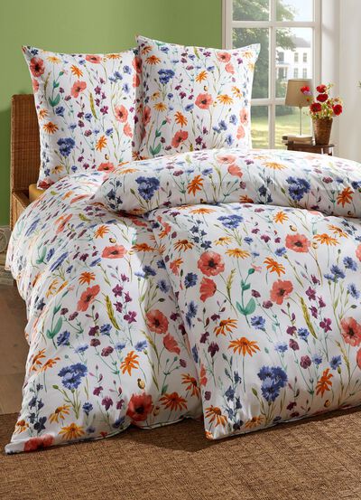 Beidseitig bedruckte Bettw&auml;sche-Garnitur in Microfaser-Qualit&auml;t 