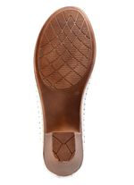 Gemini, modische Damen-Pumps, Weite G, aus Leder WEISS-MULTICOLOR