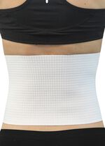 St&uuml;tzbandagen mit Klettverschluss WEISS