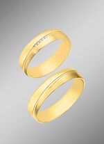 Edler Trauring gl&auml;nzend/mattiert 