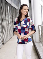 Shirt-Tunika in tollem Dessin 