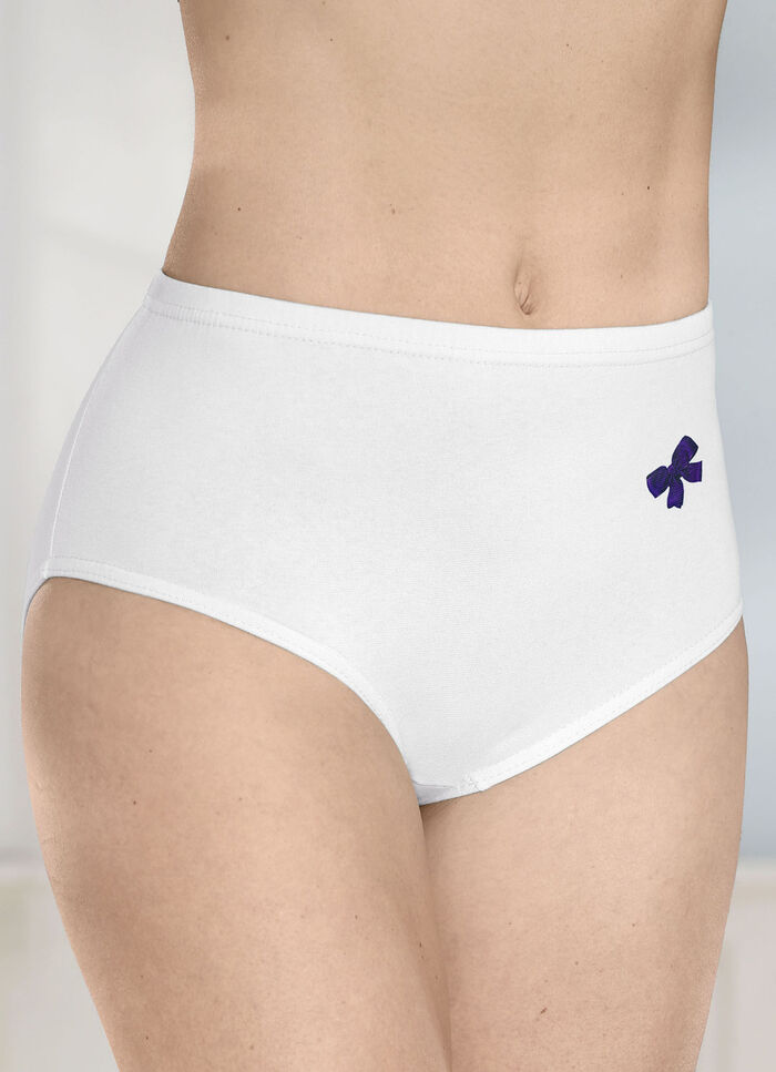 Viererpack Slips mit Gummizug im Bund 