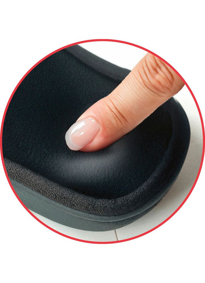 Relax-Cross Slipper mit Memory-Schaum SCHWARZ