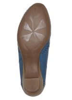 ELENA EDEN, stilvolle Damen-Pumps, Weite G, mit herausnehmbares Fu&szlig;bett BLAU