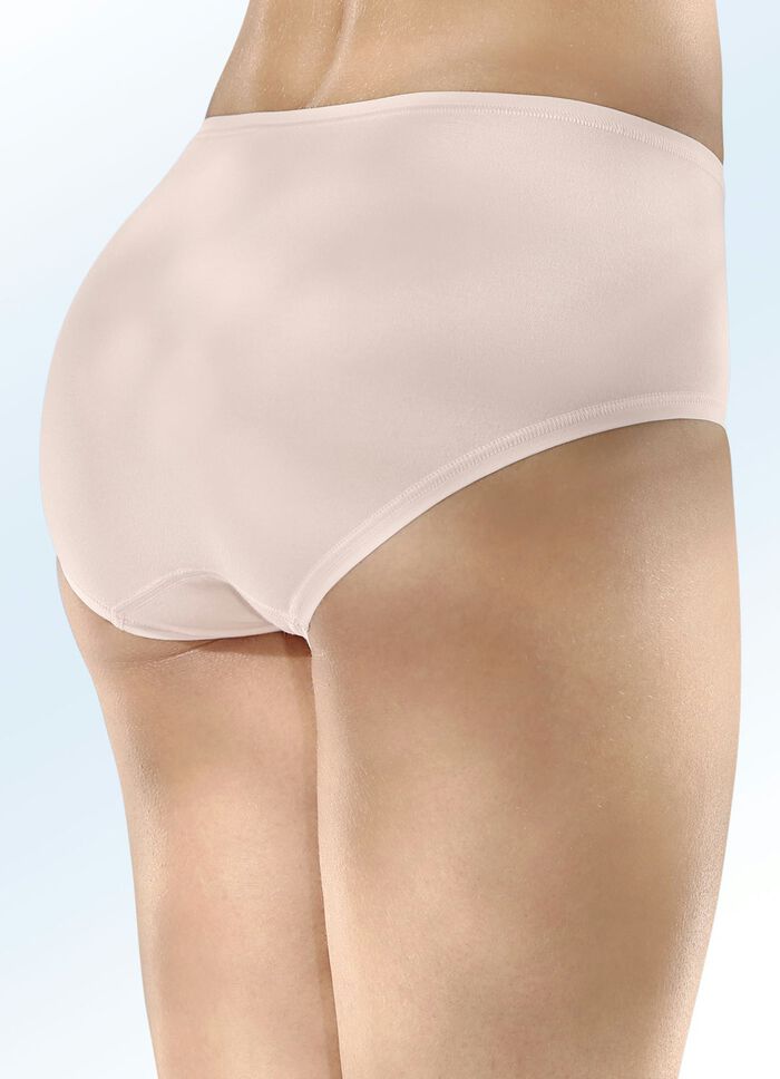 Speidel Dreierpack Slips mit flachen, elastischen Abschlüssen PUDER