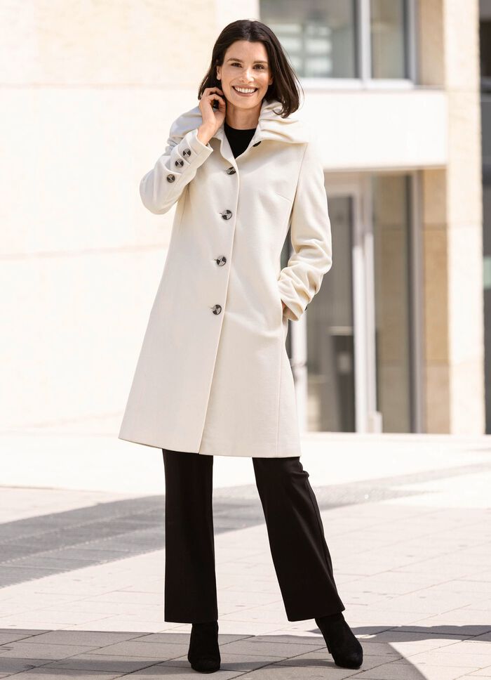 Mantel mit Knopfleiste 