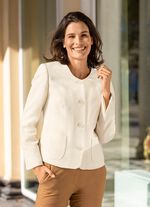 Kurzblazer mit Schubtaschen 