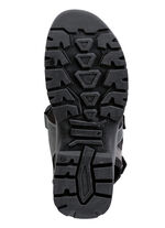 Waldläufer Trekking-Sandale aus Nubukleder BLAU-GRAU-SCHWARZ