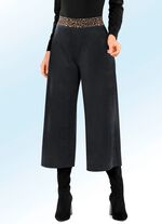 Weich flie&szlig;ende Culotte in Wildleder-Optik 